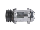 12V Air Condition Compressor w/Clutch Replacement for Sanden 508 2-Groove V-Belt Pulley HC5001C 74540464