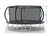 YC 12FT trampoline Pumpkin- Standard-Black W550P288183
