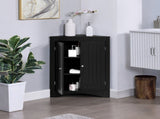 sideboard cabinet,corner cabinet,Bathroom Floor Corner Cabinet with Doors and Shelves, Kitchen, W487P352444