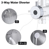Shower Head with Handheld Shower System with 10" Rain Shower Head W1219P264020