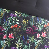 5 Piece Comforter Set Black Full/Queen B035128906