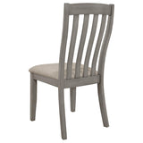 Grey Padded Side Chair B062P153692