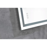 40x20 Inch LED Bathroom Mirror with Frontlit and Backlit, Wall Mounted Vanity Mirror with Smart 82333562