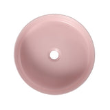 Ceramic Circular Vessel Bathroom Sink Art Sink W99977119
