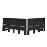 Full Size Upholstered Daybed/Sofa Bed Frame-Beige, Velvet 46166540