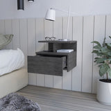 Nightstand Floating Flopini, Bedroom, Smokey Oak B092142831