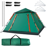 4-5 Person Pop-Up Camping Tent, Instant Setup Family Tent with 2 Mosquito Nets Windows, Portable for 22640167