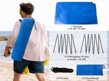Extra-large camping beach tent suitable for 4-8 people, UV protection, comes with ground spikes and 60056679