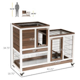 Wooden Rabbit Cage 51044323