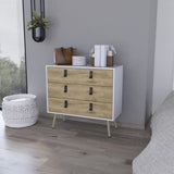 Dresser Magness, Bedroom, White / Macadamia B092142845