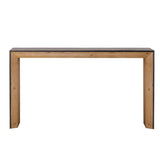 Black / Natural Wooden Console Table Narrow Entryway Table Modern Couch Table Small Entry Way W2729P198996