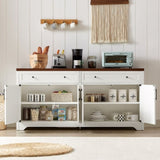 61 inch TV stand for living room, multifunctional combination TV stand, large capacity storage W1162P205098