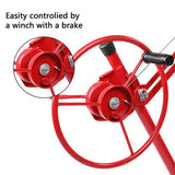 16FT Drywall Lifter Panel Hoist Jack Rolling Caster Construction Lockable 150lbs 35385142