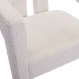 ZUN COOLMORE Contemporary Designed Fabric Upholstered Accent/Dining Chair /Barrel Side Chairs Kitchen W1539125074