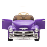 ZUN 12V Kids Ride On truck car w/parents control, Licensed Chevrolet 3100 pickup,electric car for W1396P183800