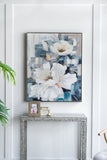 32.5" x 40" Large Rectangle Framed Wall Art Flower Canvas Print, Home Decor for Living Room Kitchen W2078130295