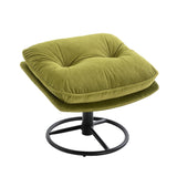 Accent chair TV Chair Living room Chair with Ottoman-FRUIT GREEN W676P232280