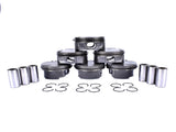 6pcs 84.00mm Pistons & Rings Set For BMW E46 E39 E60 E83 E85 M54B25 11257512526 93058265