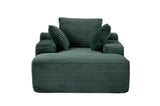 Oversized Chaise Lounge Chair Cozy Cloud Couch, Modern Plush Corduroy Upholstered Sleeper Sofa 74528186