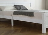 FCH Queen Pine Single-Layer Core Vertical Stripe Full-Board Curved Headboard With The Same Bed Tail 83746099