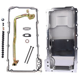 302-3 LS Low Retro-Fit Aluminum Rear Sump Oil Pan for Chevy 4.8L 5.3L 6.0L 6.2L 63670118