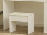 Fashion Vanity Desk with Mirror Lights for Makeup Cushioned Chair, Vanity Mirror with Lights 28245487