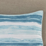 6 Piece Printed Quilt Set with Throw Pillows Aqua King/Cal King B03597638