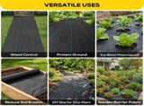 13 x 115ft Weed Barrier Landscape Fabric - 3.2OZ Heavy Duty Driveway Fabric, Woven Weed Control 99295637