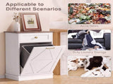 10 Gallon Tilt Out Trash Cabinet with Drawer, Kitchen Trash Can Cabinet, Garbage Recycling 39125128