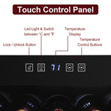 ZUN JC-85 115V 85W 3.0cu.ft/85l Electronic Wine Cabinet Cold Rolled Sheet Transparent Glass Door / 68774544