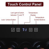 ZUN JC-48 115V 85W 1.7cu.ft/49l Electronic Wine Cabinet Cold Rolled Sheet Transparent Glass Door / 72158595