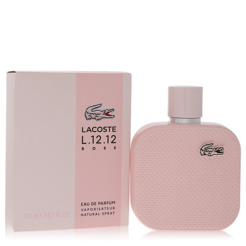 Lacoste Eau De Lacoste L.12.12 Rose by Lacoste Eau De Parfum Spray 3.3 oz for Women FX-565242