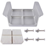 New Jack Plate 4'' Setback Small Engine Jack Plate Fit for Outboard Motors MJ-1-DP 10005922