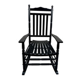 BALCONY PORCH ADULT ROCKING CHAIR-BLACK W49540382