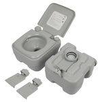 ZUN 20L Portable Removable Flush Toilet with Double Outlet（Same as 44809271） 40061473