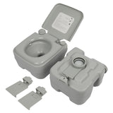 ZUN 20L Portable Removable Flush Toilet with Double Outlet（Same as 44809271） 40061473