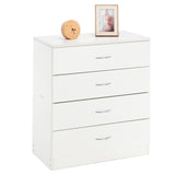 Modern Simple 4-Drawer Dresser White 52846176