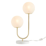 ZUN Metal 2-Light Globe Table Lamp B03594984