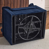 33 Inch Oversized Swivel Corduroy Lounge Chair - Plush Cushioned Armchair for Living Room, Bedroom, W1829P265013