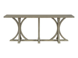 U-Style 59.8'' Wooden Console Table with Oak Veneer Top,Farmhouse Entryway Table with Rubber Wood N711P295300E
