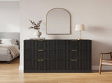 Modern 6-Drawer Dresser, Chest of Drawers for Bedroom, Living Room, Hallway, and Entryway - Large W409P307525