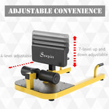 3-in-1 fitness equipment for push-ups, sit-ups and squats - yellow 56588480