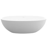 71" Premium Solid Surface Deep Soaking Bathtub T3785P353956