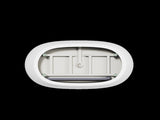 47'' Acrylic Freestanding-Acrylic Soaking Tubs, White, Oval Shape Freestanding W1675P189559