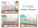 Kids bookcase with Collapsible Fabric Drawers, Children's Book Display, Toy Storage Cabinet 15986416