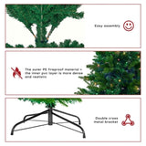 ZUN 7.5ft Pre-Lit Spruce Artificial Holiday Christmas Tree for Home, Office, Party Decoration, Equipped 97710181