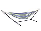 Portable Outdoor Polyester Hammock Set Green 38012549