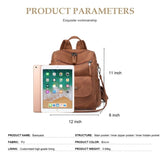 Backpack Purse for Womens, Waterproof PU Leather Backpacks Handbags, Ladies Casual Shoulder Bags 72104420