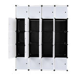 ZUN 20 Cube Organizer Stackable Plastic Cube Storage Shelves Design Multifunctional Modular Closet 41270526