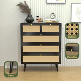 ZUN Wood Storage Chest of Drawers （Prohibited by WalMart） 00429701